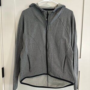 Athleta Grey Zip Up Jacket